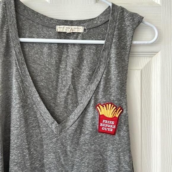 Urban Outfitters ‘Fries Before Guys’ tank top - Picture 2 of 2